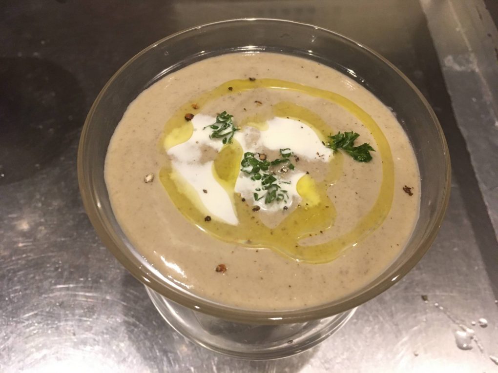 焼き茄子のポタージュ