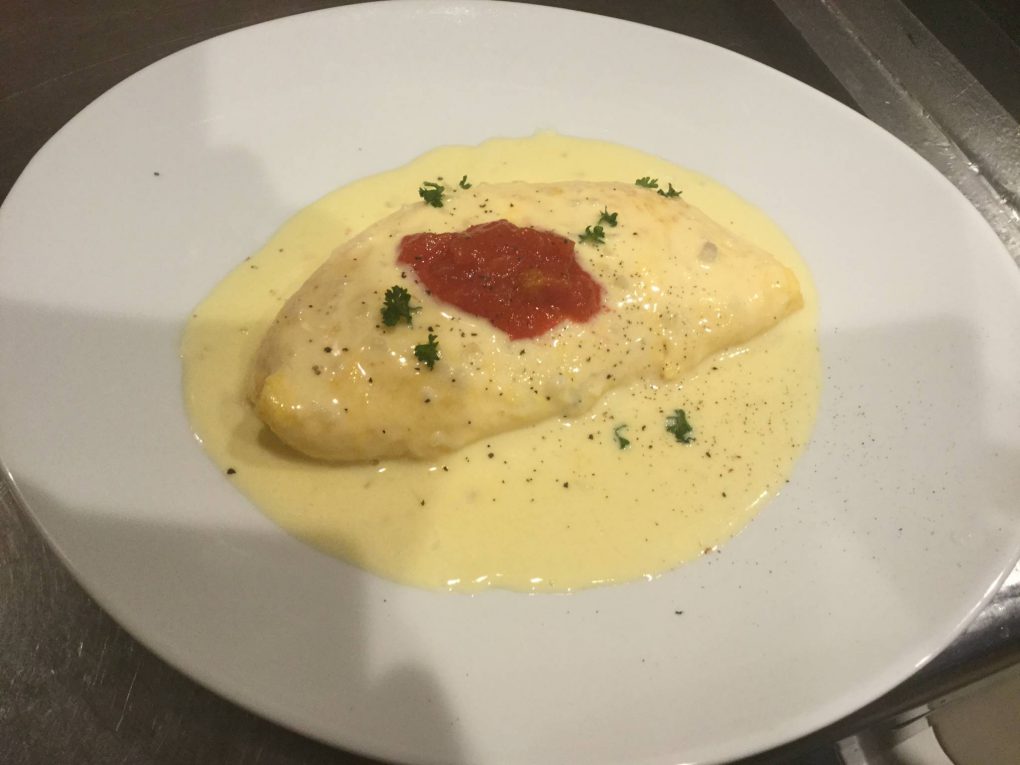 ブルーチーズのオムレツ