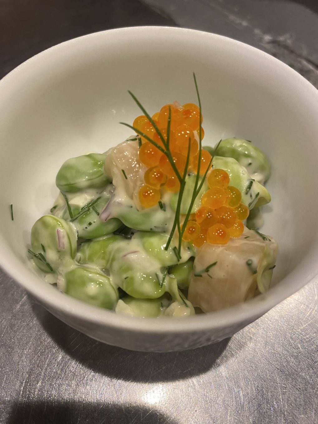 枝豆とホタテのサラダ